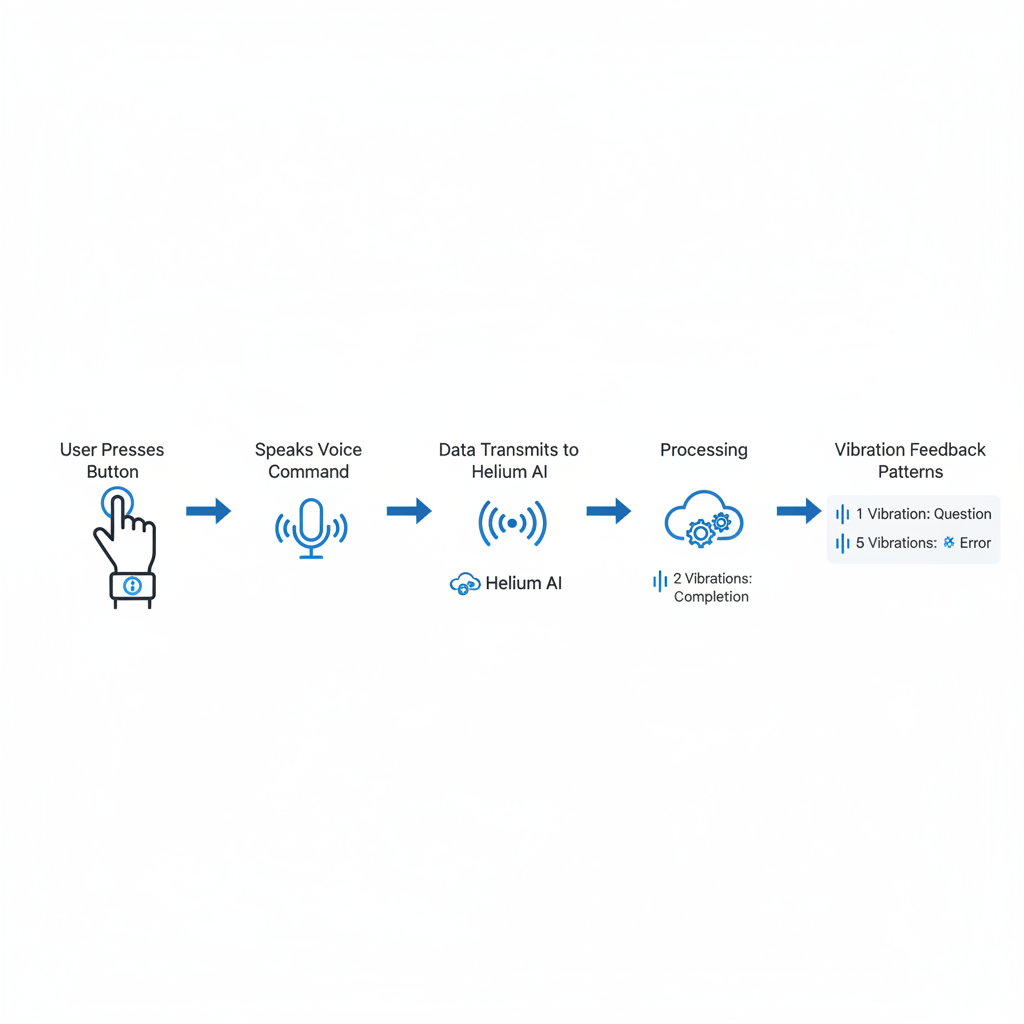 Ion Wristband User Interaction Flow